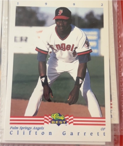 1992 Classic Best #210 Clifton Garrett — front