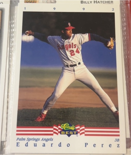 1992 Classic Best #211 Eduardo Perez — front