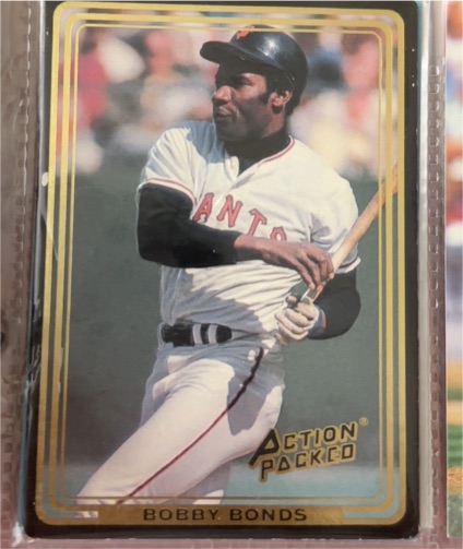 1992 Action Packed #62 Bobby Bonds — front