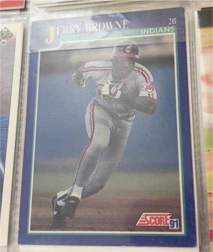 1991 Score #481 Jerry Browne — front