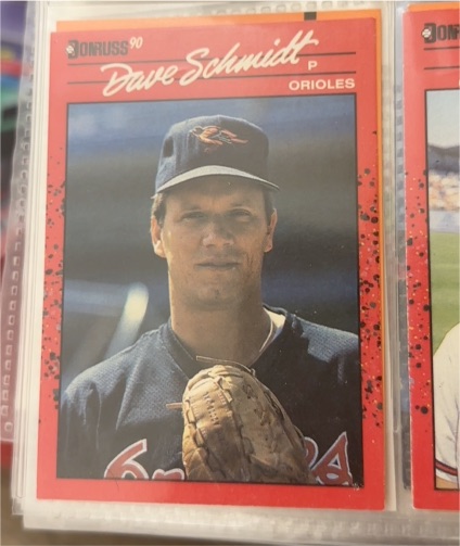1990 Donruss #524 Dave Schmidt — front