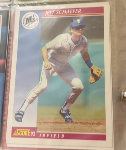 1992 Score #629 Jeff Schaefer — front