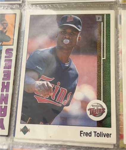 1989 Upper Deck #64 Fred Toliver — front