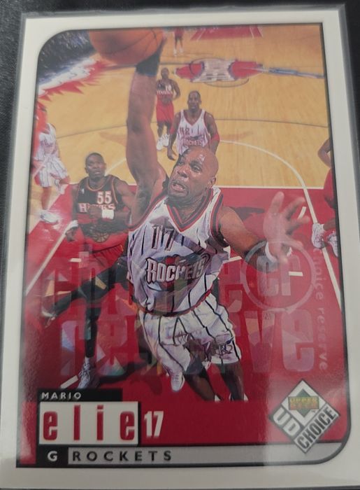 1998-99 Upper Deck Choice #53 Mario Elie Houston Rockets — front