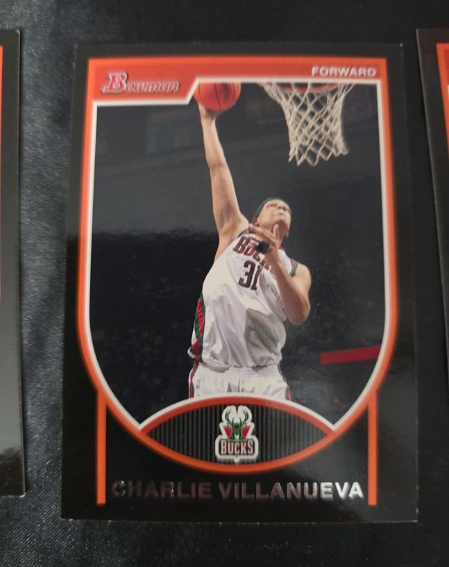 2007-08 Bowman #39 Charlie Villanueva — front