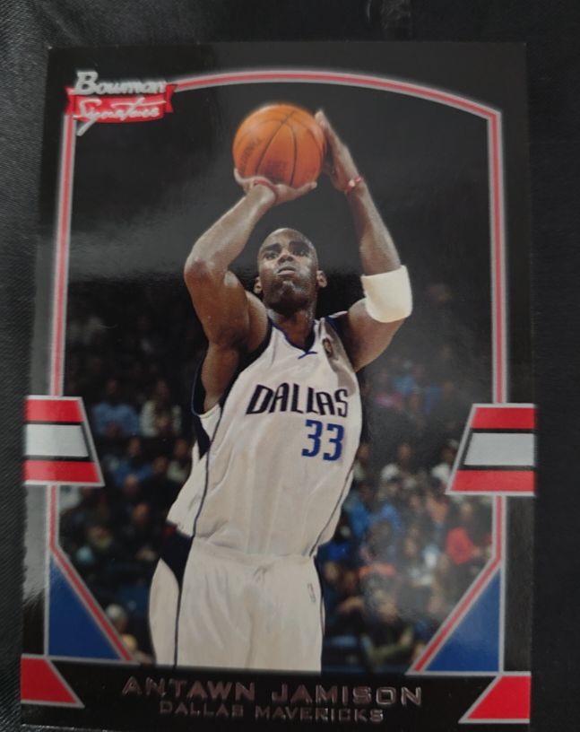 2003-04 Bowman Signature #12 Antawn Jamison — front