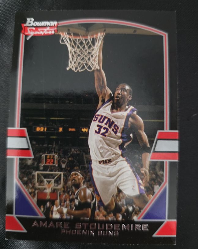 2003-04 Bowman Signature #46 Amare Stoudemire — front