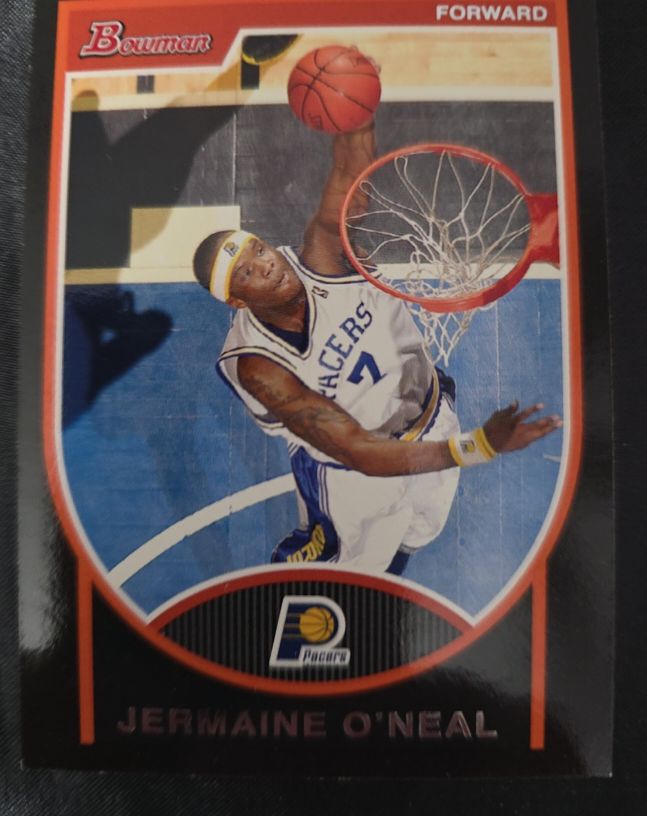 2007-08 Bowman #77 Jermaine O'Neal Indiana Pacers — front