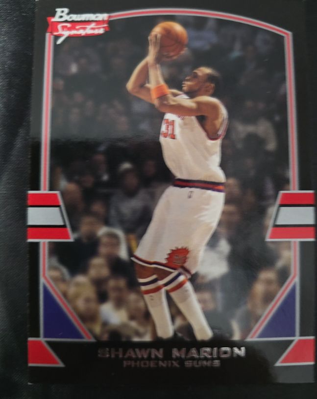 2003-04 Bowman Signature #26 Shawn Marion — front