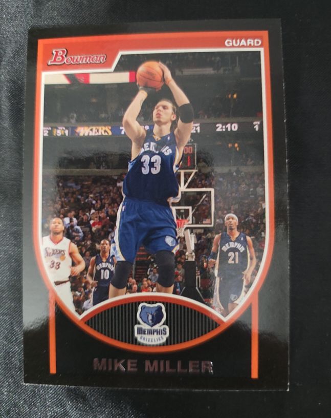 2007-08 Bowman #36 Mike Miller Memphis Grizzlies — front