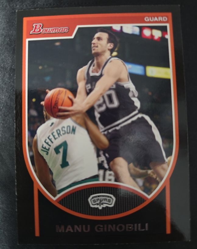 2007-08 Bowman #51 Manu Ginobili — front