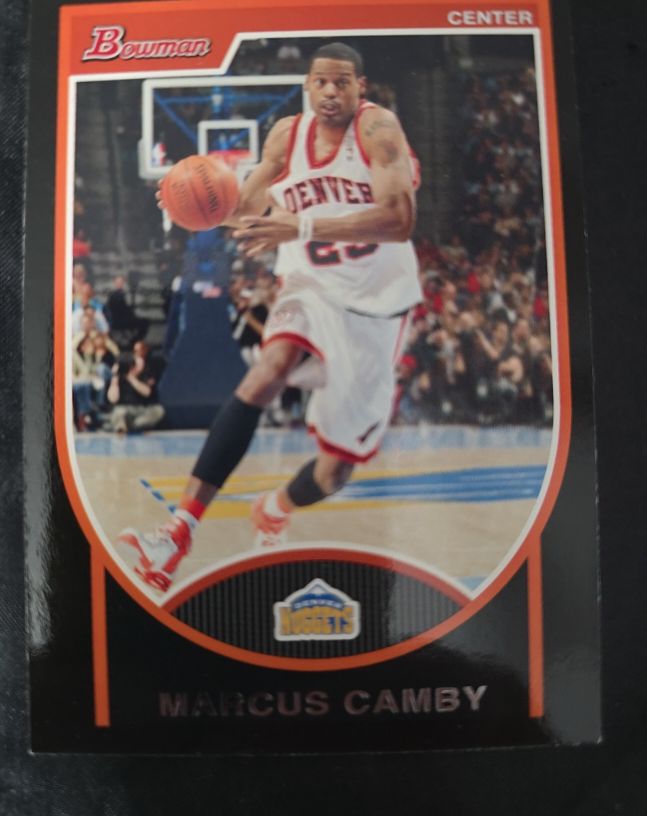 2007-08 Bowman #46 Marcus Camby Denver Nuggets — front