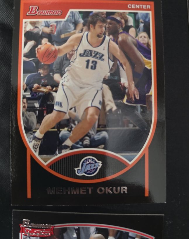 2007-08 Bowman #73 Mehmet Okur — front
