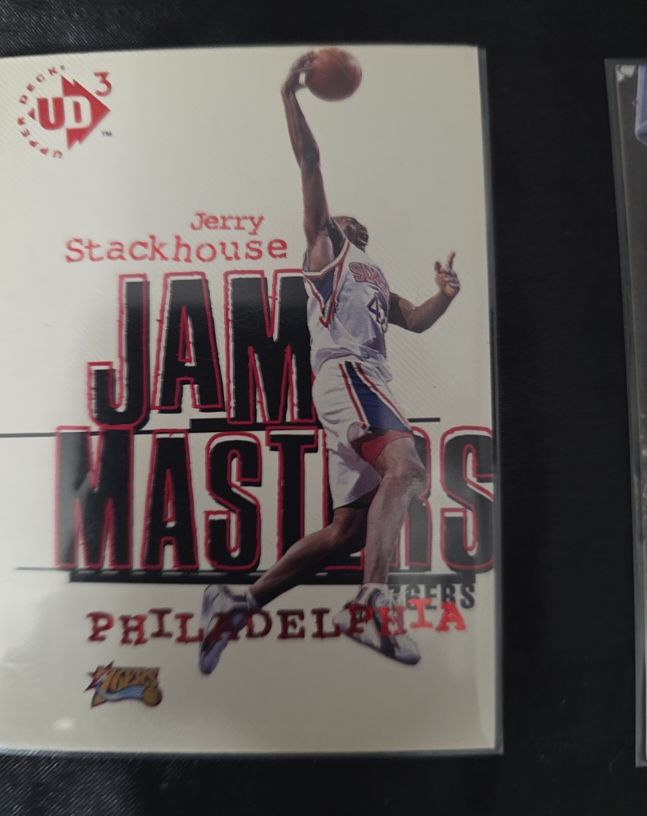 1997-98 Upper Deck UD3 Jam Masters #7 Jerry Stackhouse — front