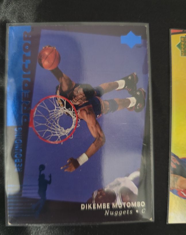 1994-95 Upper Deck Rebounding Predictor #R24 Dikembe Mutombo — front