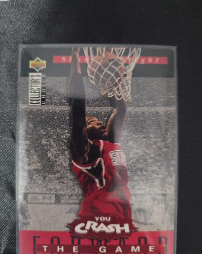 1994-95 Upper Deck Collector's Choice #S15 Sharone Wright You Crash the Game Rookie Scoring — front