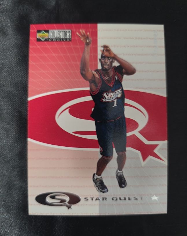 1997-98 Upper Deck Collector's Choice Star Quest #SQ98 Tim Thomas — front