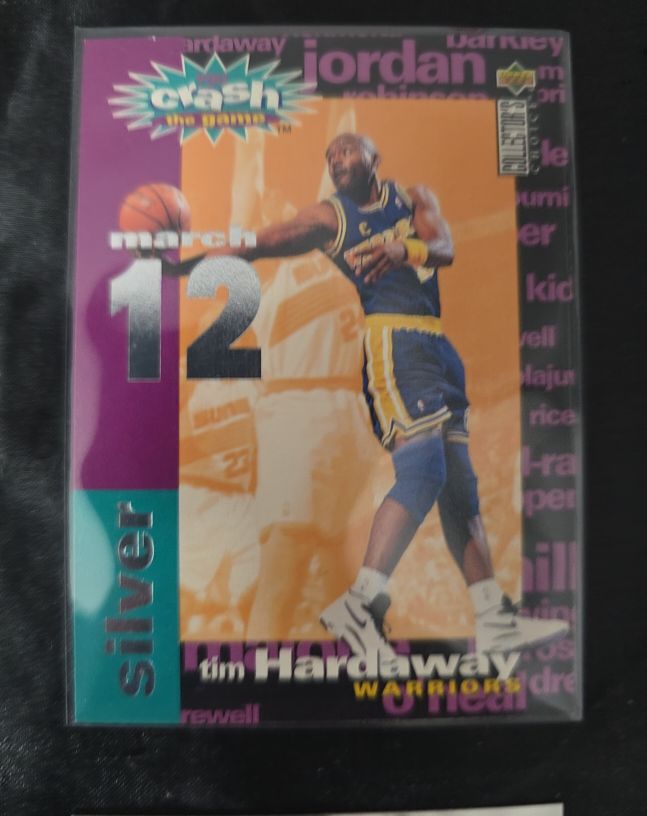 1995-96 Upper Deck Collector's Choice #C2 Tim Hardaway You Crash the Game Silver — front