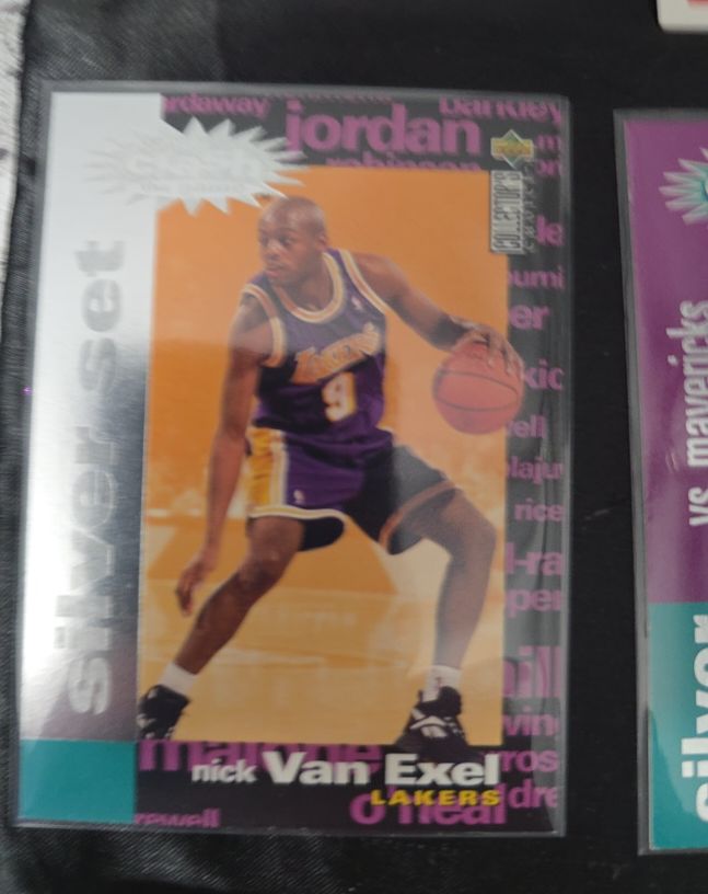1995-96 Upper Deck Collector's Choice Crash the Game Silver #C16 Nick Van Exel — front