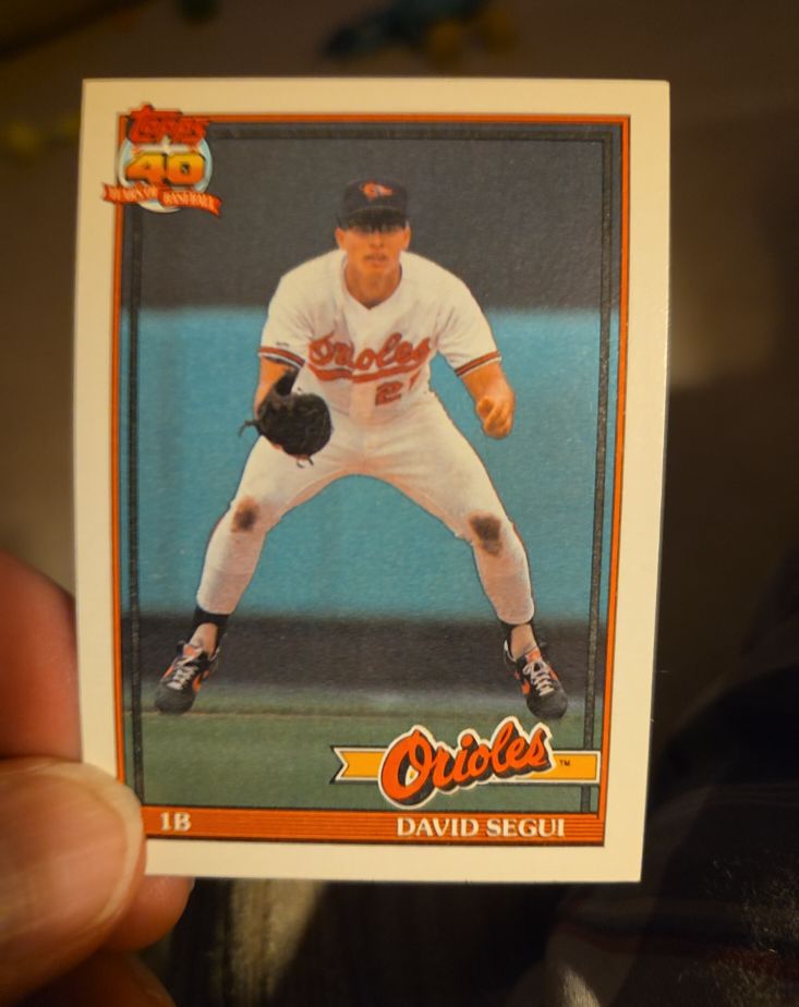 1991 Topps #724 David Segui — front