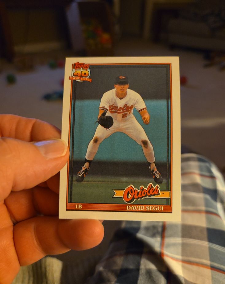 1991 Topps #724 David Segui — front