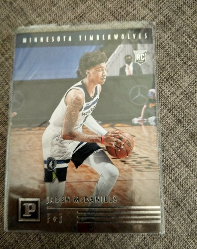 2020-21 Panini Chronicles #134 Jaden McDaniels — front