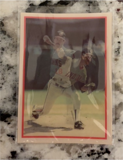 1987 Sportflics #107 Ken Schrom — front