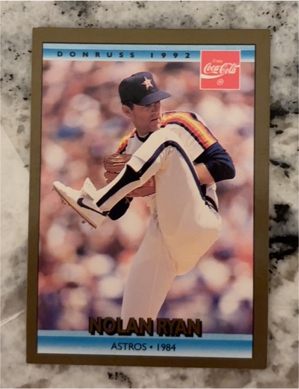 1992 Donruss Coca-Cola #18 Nolan Ryan — front