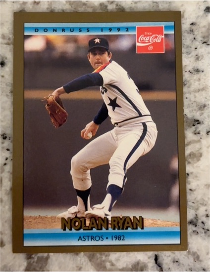 1992 Donruss Coca-Cola #16 Nolan Ryan Houston Astros — front