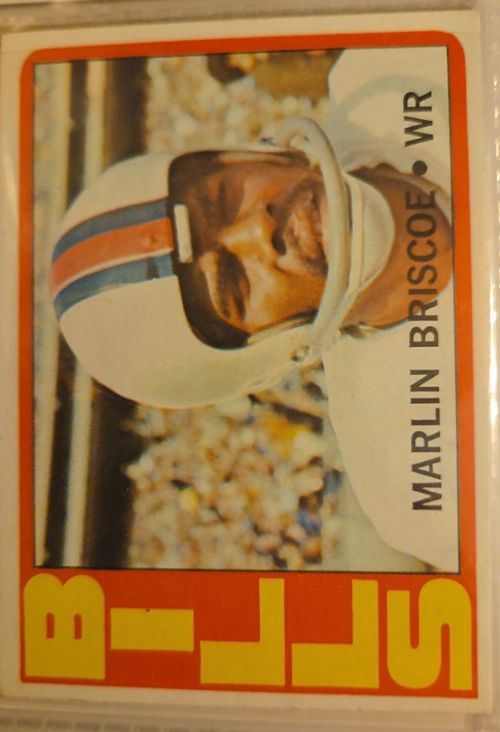 1972 Topps #30 Marlin Briscoe — front