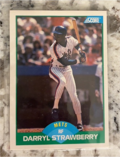 1989 Score #10 Darryl Strawberry — front