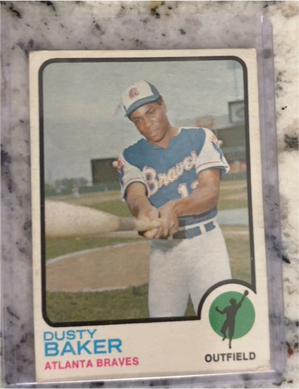 1973 Topps #215 Dusty Baker — front