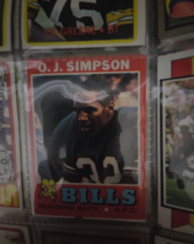 1971 Topps #260 O. J. Simpson — front