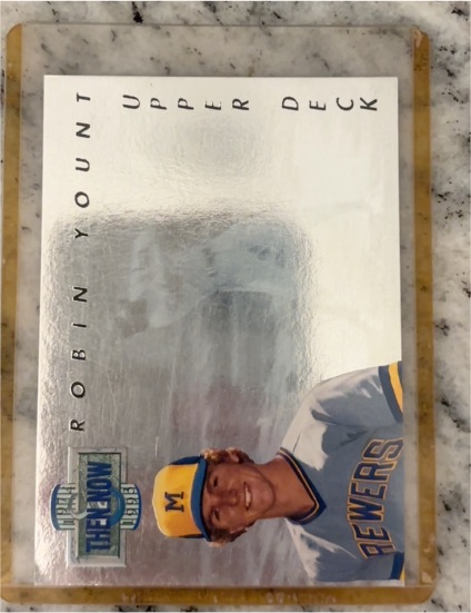 1993 Upper Deck Then & Now #TN15 Robin Yount — front