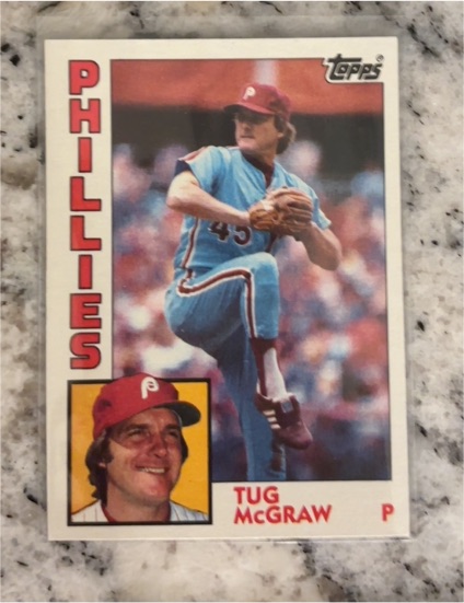 1984 Topps #728 Tug McGraw — front