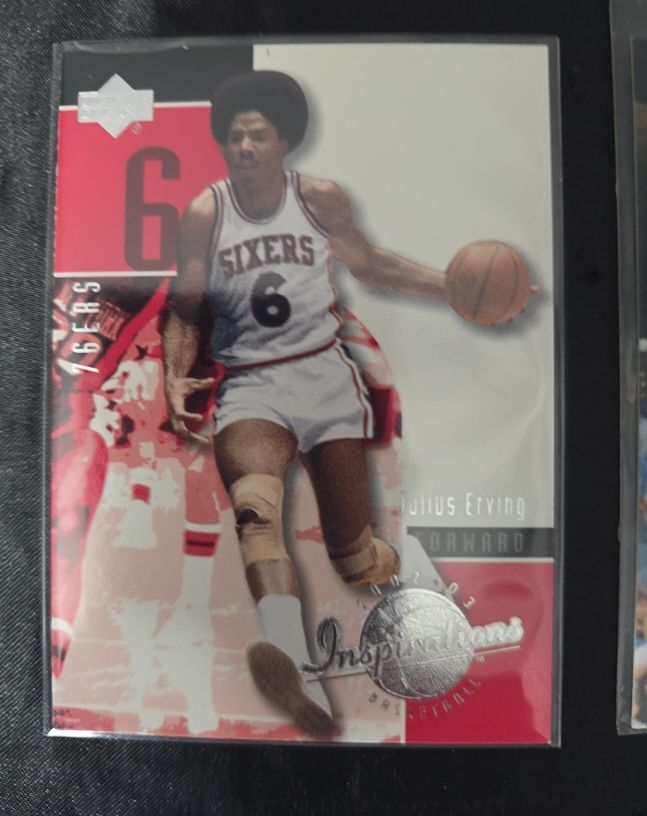 2002 Upper Deck Inspirations #64 Julius Erving — front