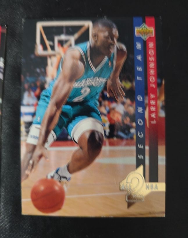 1993-94 Upper Deck All-NBA Team #AN7 Larry Johnson — front