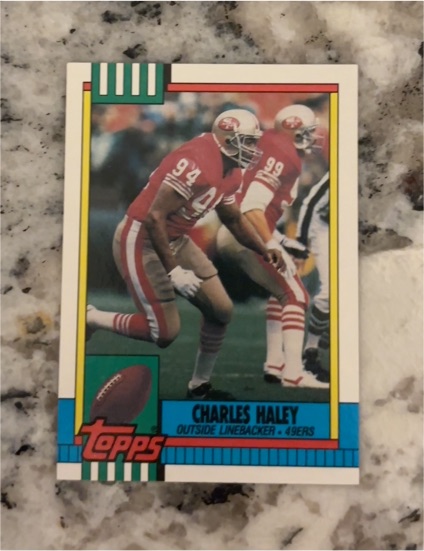 1990 Topps #17 Charles Haley — front