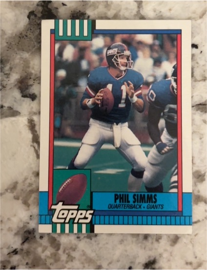 1990 Topps #51 Phil Simms — front