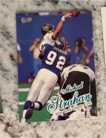 1998 Fleer Ultra #51 Michael Strahan — front