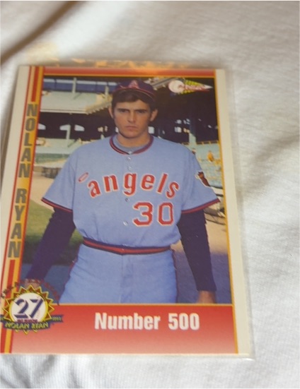 1991 Pacific #125 Nolan Ryan California Angels Number 500 — front