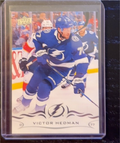 2018-19 Upper Deck #413 Victor Hedman — front