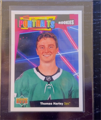 2020-21 Upper Deck Series 2 UD Portraits Rookies #P-66 Thomas Harley — front