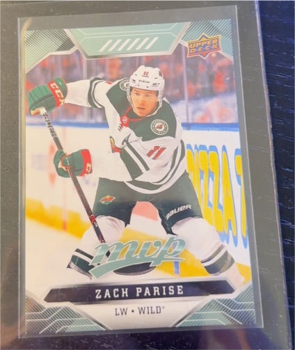 2021-22 Upper Deck MVP #111 Zach Parise — front