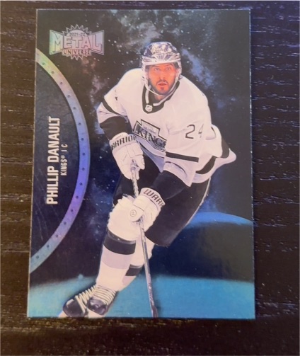 2021-22 Skybox Metal Universe #107 Phillip Danault Los Angeles Kings — front