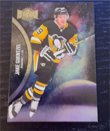 2021-22 Skybox Metal Universe #74 Jake Guentzel — front