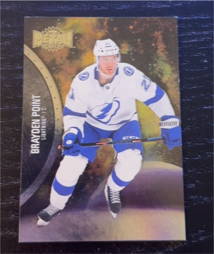 2021-22 SkyBox Metal Universe #89 Brayden Point Tampa Bay Lightning — front