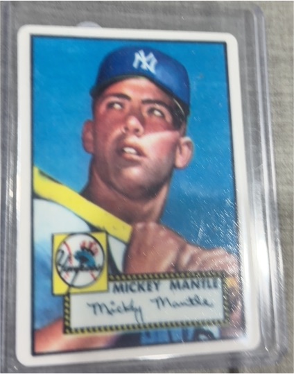 1952 Topps #311 Mickey Mantle — front
