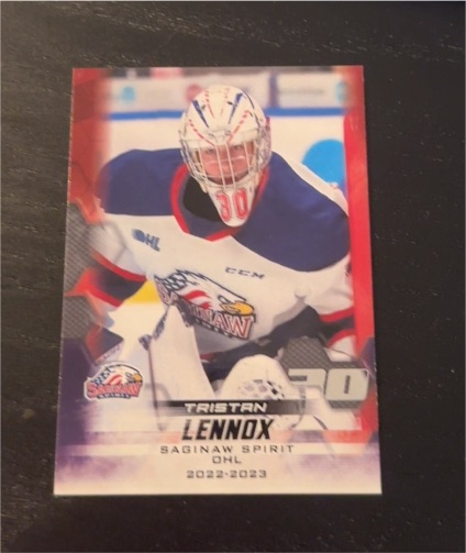 2022-23 Upper Deck CHL #50 Tristan Lennox — front