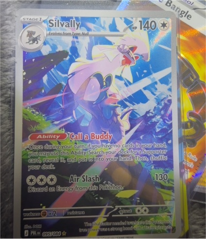 Silvally 095/084 Pitch Black Illustration Rare Holo — front